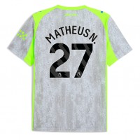 Manchester City Matheus Nunes #27 Tretí futbalový dres 2025-26 Krátky Rukáv